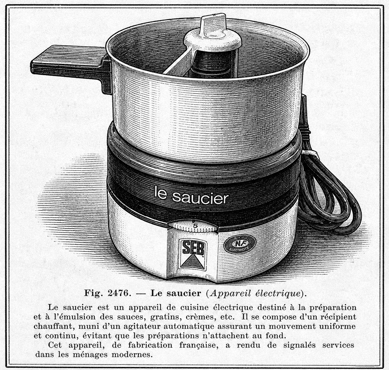 Le saucier électrique SEB